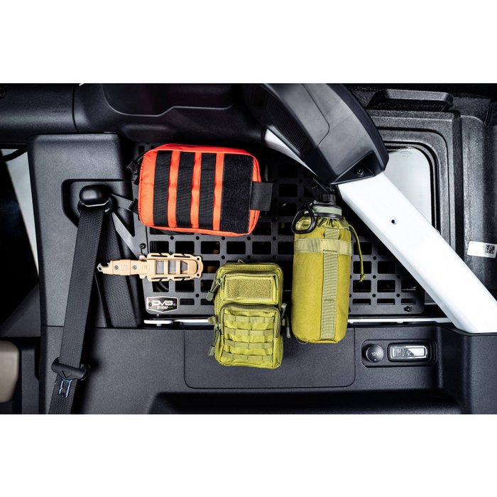 DV8 Offroad 2021-2026 Ford Bronco 4-Door Hard Top Only Rear Window Molle Panels Model MPBR-01