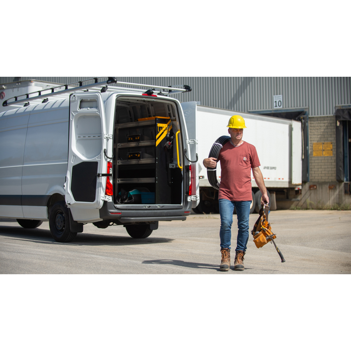 Ranger Design N5 4 Tray Steel Deep Van Shelving for High Roof Vans 20"x36"x62" Model N5-DS36-4