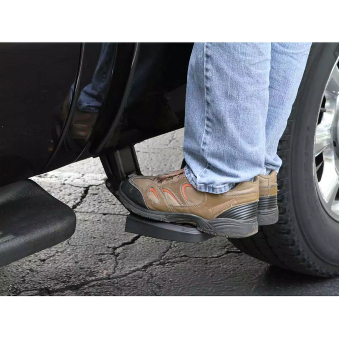 AMP Research Bedstep®2 Flip Down Side Bumper Bed Step Models Model 75420-01A