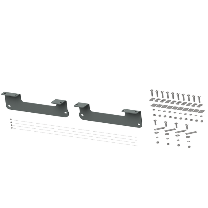 B&W Trailer Hitches Custom Installation Brackets For Universal Mounting Rails For Some Ford Trucks Model RVR2404
