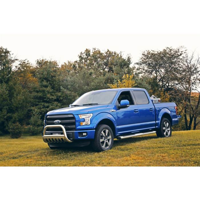 Dee Zee Brite-Tread Aluminum Step Nerf Bars 6 in. Oval Cab Length Model DZ16411