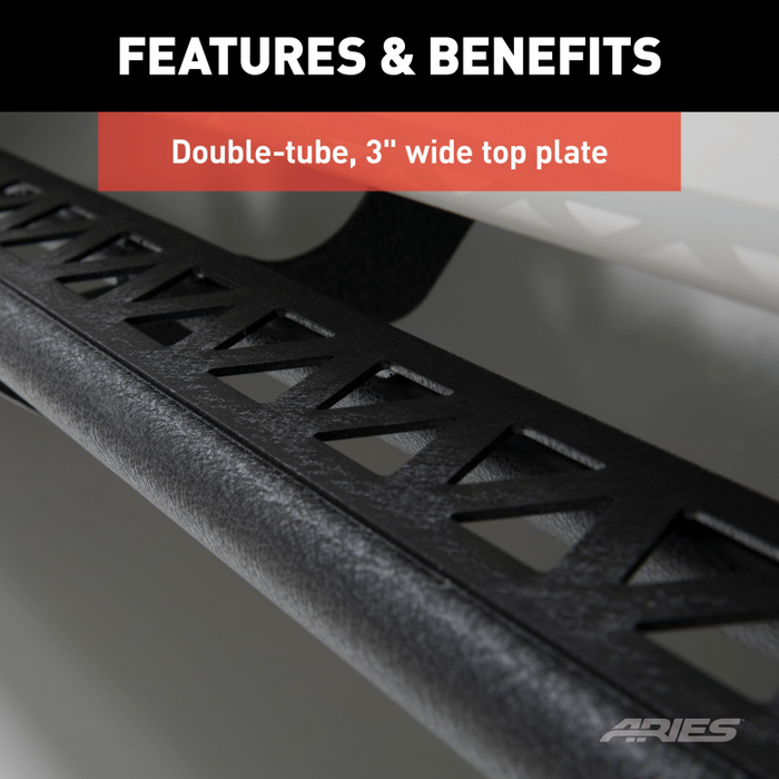 ARIES Rocker Step Running Boards, Fits Select Jeep Wrangler TJ Model 2074102