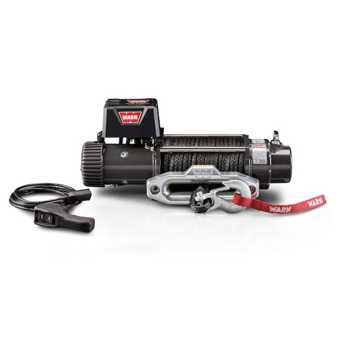 Warn 9.5XP-S Winch, Pull Capacity 9,500 lb, 100 Feet Synthetic Rope Model 87310
