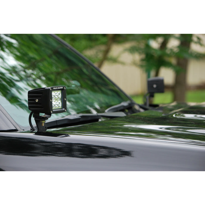 Rago Fabrication 2016-2023 3rd Gen Toyota Tacoma Low Pro Ditch Light Mounts Model R1600TTACDIT-LP