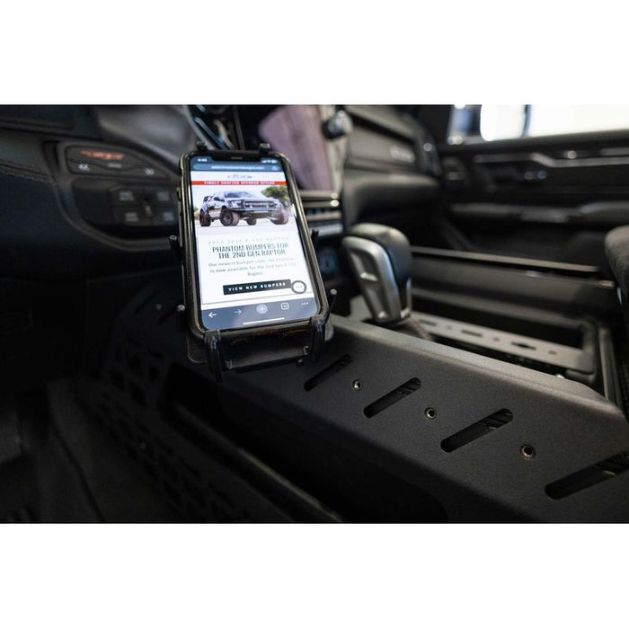 Addictive Desert Designs Ram 1500 TRX Center Console Molle Panels & Digital Device Bridge Model AC62201NA