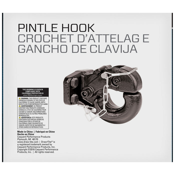 Draw-Tite Pintle Hook, Bolt-On, 20,000 lbs. Capacity Model 63014