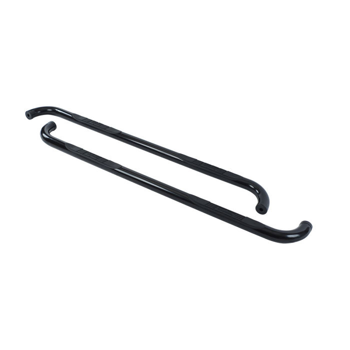 Go Rhino 4000 Series Step Nerf Bars with Mounting Brackets Kit Black Powder Coat Model 4109B
