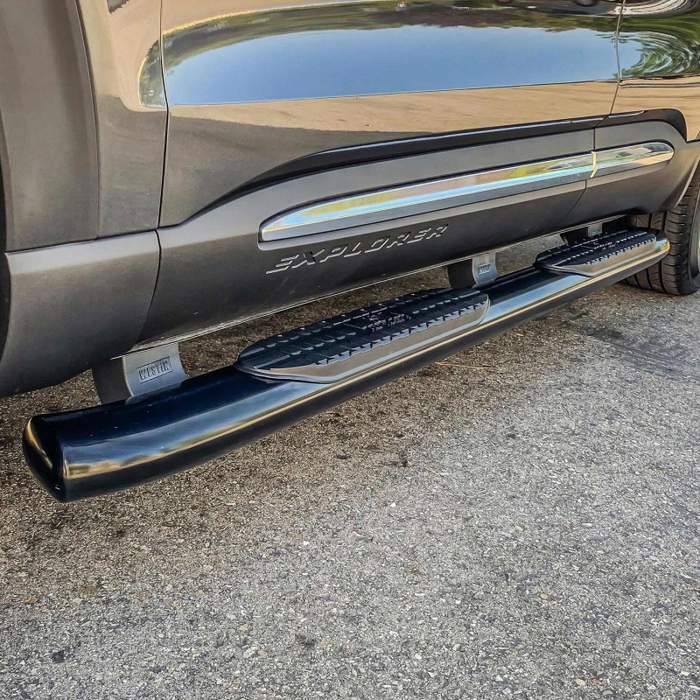 Westin PRO TRAXX 5 Oval Step Nerf Bars Black Steel Model 21-54175