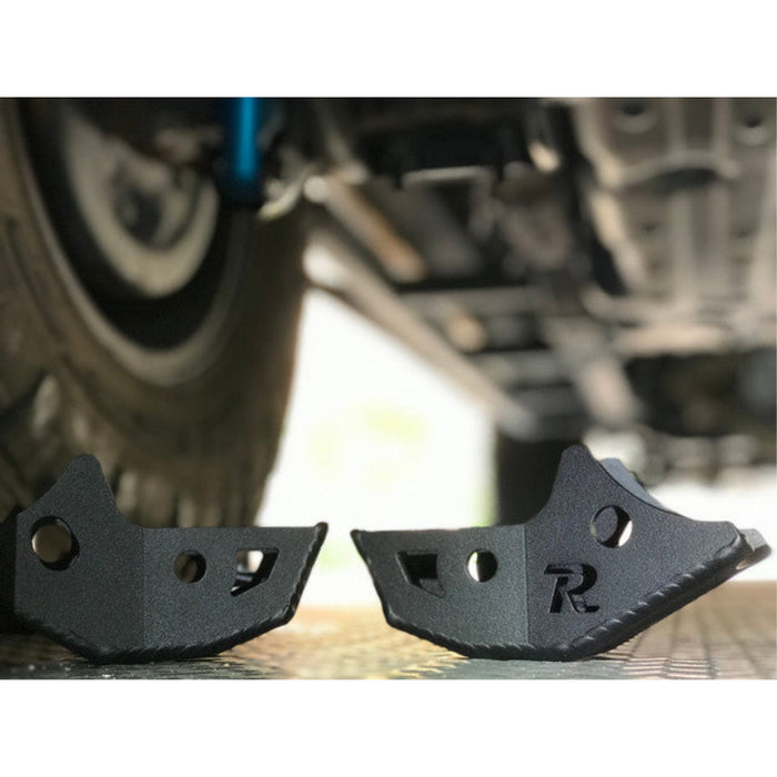 Rago Fabrication 2016-2023 3rd Gen Toyota Tacoma Rear Shock Guards Model R1619TACURSG