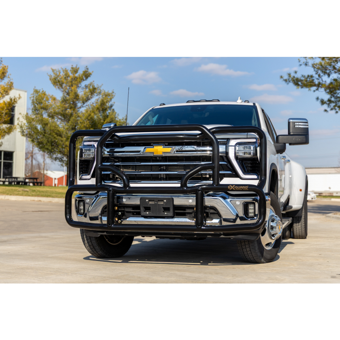Ex-Guard Kit Extreme-Duty Full-Height Coverage Black Grille Guard Kit w/ Mounting Bracket Model FX-50BG3-GM2320-MB-20FX-GM23