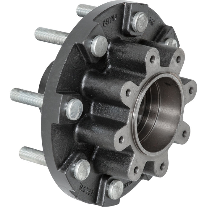 CURT Threaded Trailer Idler Hub Assembly - 16,000-lb. 8 on 275 mm, 17-1/2" Wheel Size, M22 Studs, Grease Model 2021092679