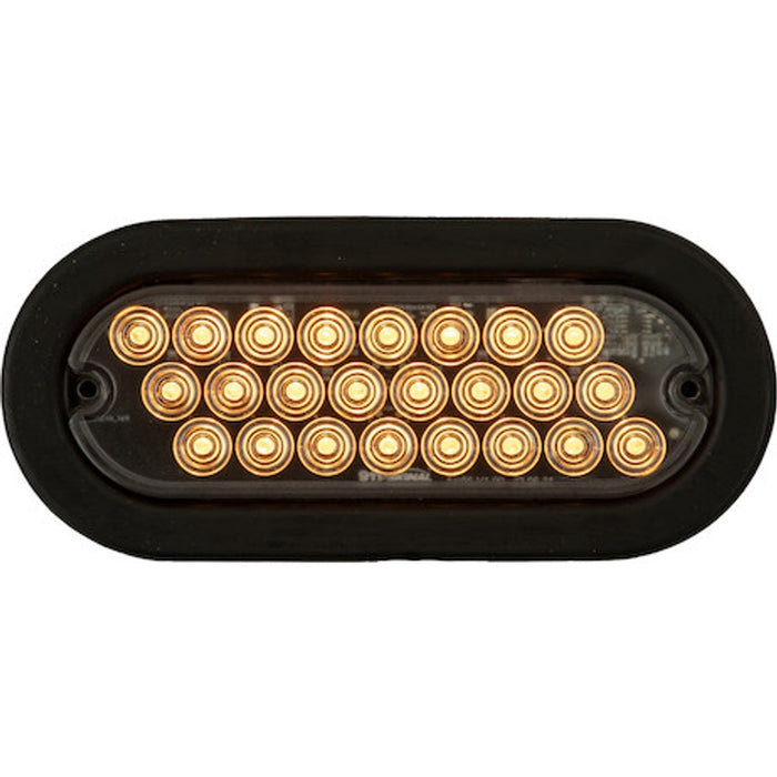 Buyers Products 6 Inch Quad Flash Oval Recessed Strobe Light - Amber Model SL70AO
