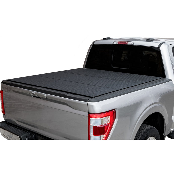 Access LOMAX™ Hard Tri-Fold Cover Black Diamond Mist Finish Single Rail Model B4030059