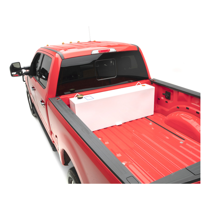 UWS White 45-Gallon Vertical Steel Transfer Tank Model ST-45-R-W