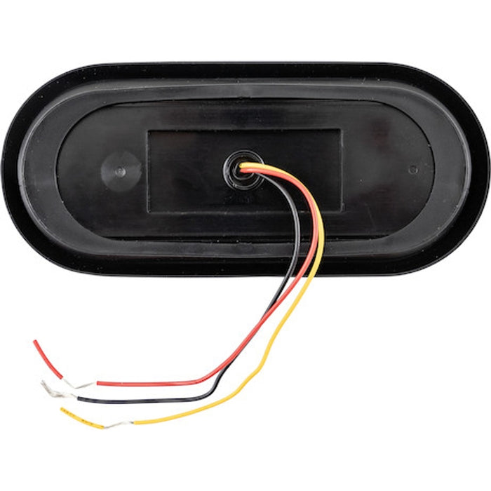 Buyers Products 6 Inch Oval LED Clear/Clear Lens Strobe Light Model SL62CO