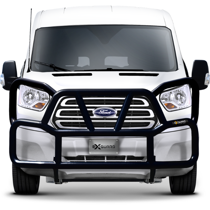 Ex-Guard Kit Extreme-Duty Full-Height Coverage Black Grille Guard Kit w/ Mounting Bracket Model CV-13FTR-50B-CV-21FTR-BR10