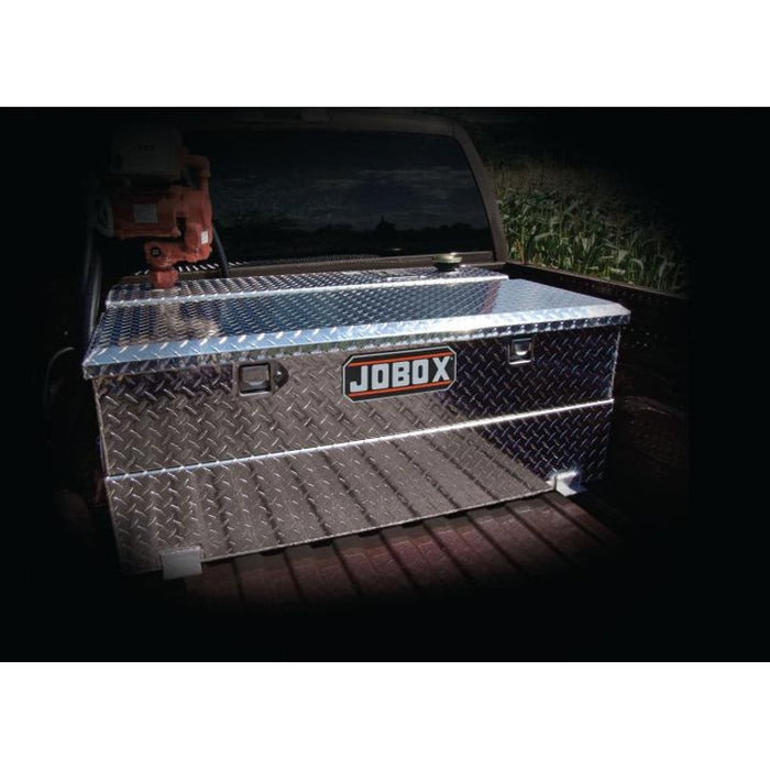 Delta / JOBOX 74 Gallon L-Shaped Tank with Removable Chest Aluminum Fu ...