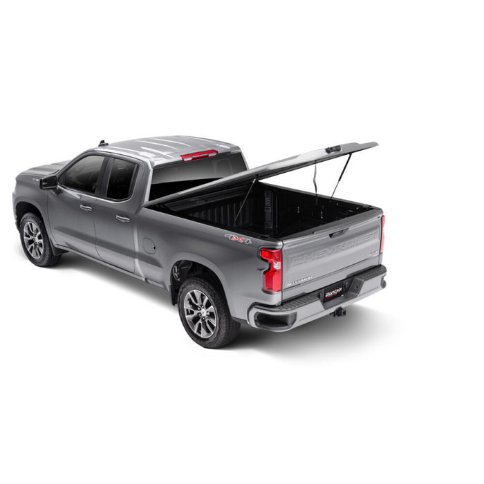 UnderCover Elite LX 22-23 Silverado 6'7" w/ Multi-Flex Tailgate - GSK - Cherry Red Tintcoat Model UC1268L-GSK