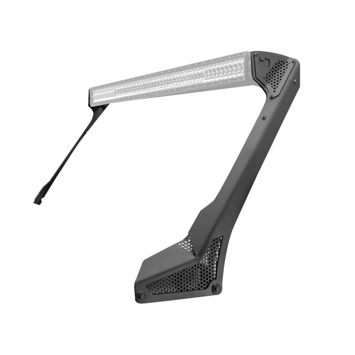 Go Rhino XE Windshield Light Mount for Jeep Wrangler JL/Gladiator JT, fits 50" Light Bar Model 730500T