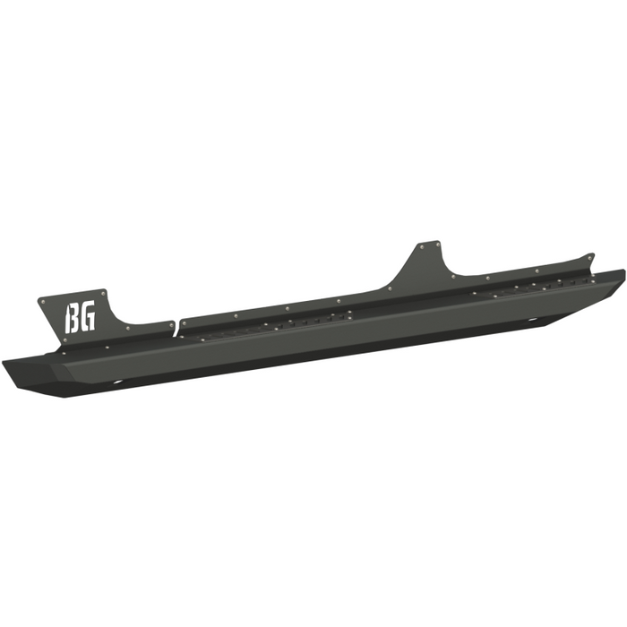 Bodyguard Rock Sliders With Body Cladding 4 Door Texture Black Powder Coat Model 23821T