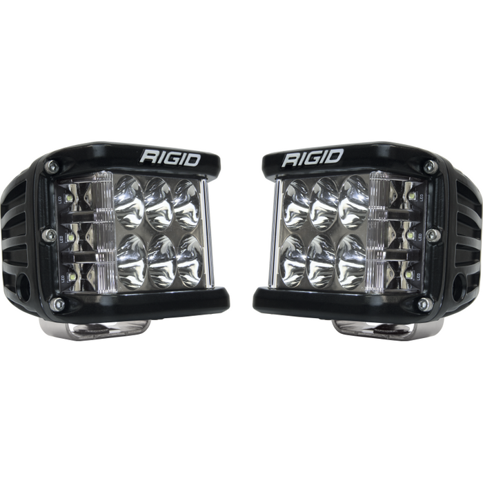 Rigid Industries D-SS PRO Side Shooter, Driving Optic, Surface Mount, Black Housing, Pair Model 262313