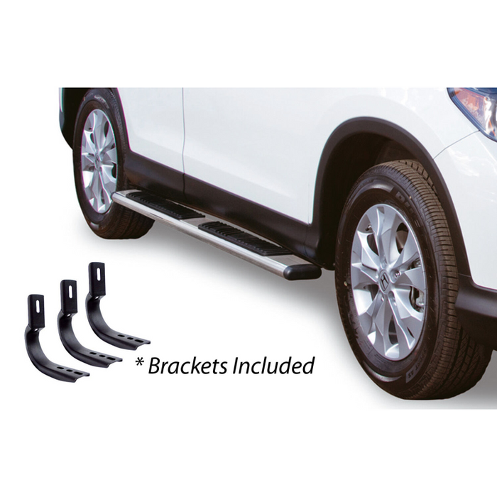 Go Rhino 5" OE Xtreme Low Profile Step Nerf Bars with Mounting Brackets Kit Model 685404580PS
