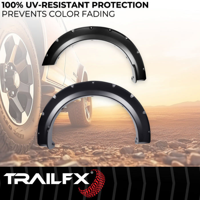 TrailFX Fender Flare Pocket Style Flare Smooth Set Of 4 Model TFF3011S