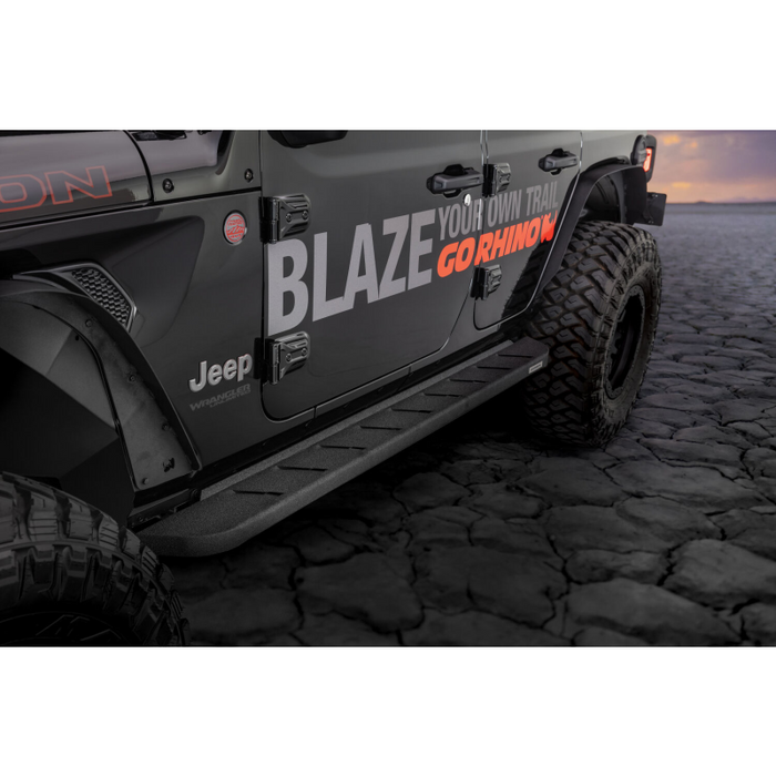 Go Rhino RB10 Running Boards with Mounting Brackets Kit Model 63450673T