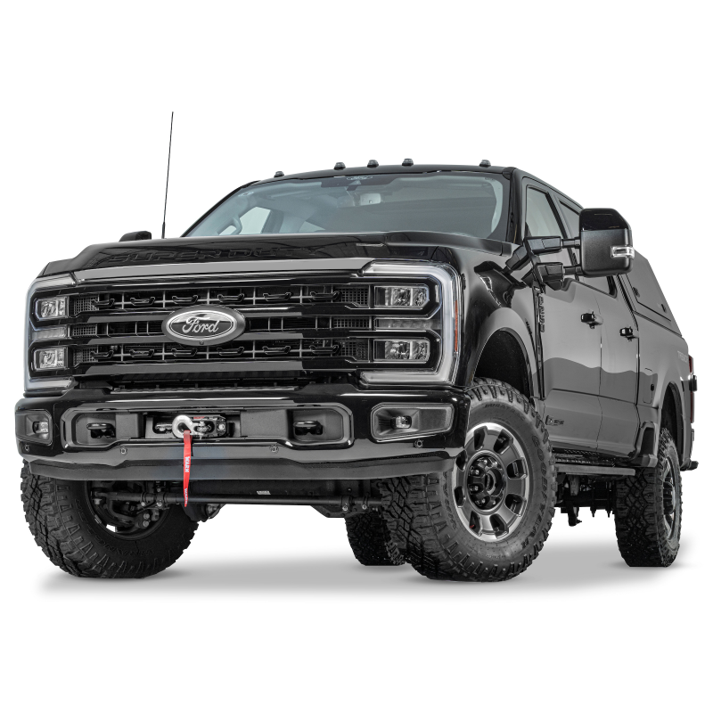 Warn Winch Mount Fully Hidden For Select 23-26 Ford Super Duty
