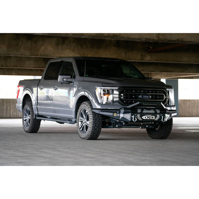 DV8 Offroad 2021-2025 Ford F-150 Mto Series Winch Front Bumper Model FBFF1-10
