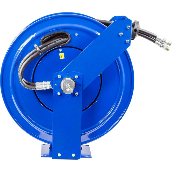 Coxreels TDMP Series Dual Hydraulic Spring Driven Hose Reel 3/8 in. x 50 ft. - No Hose 3000 PSI Model TDMPL-N-350