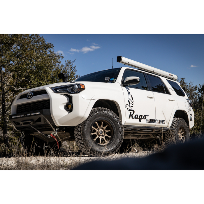 Rago Fabrication 2010-2023 5th Gen Toyota 4Runner Low Profile Ditch Light Mounts Model R1000T4RUDIT-LP