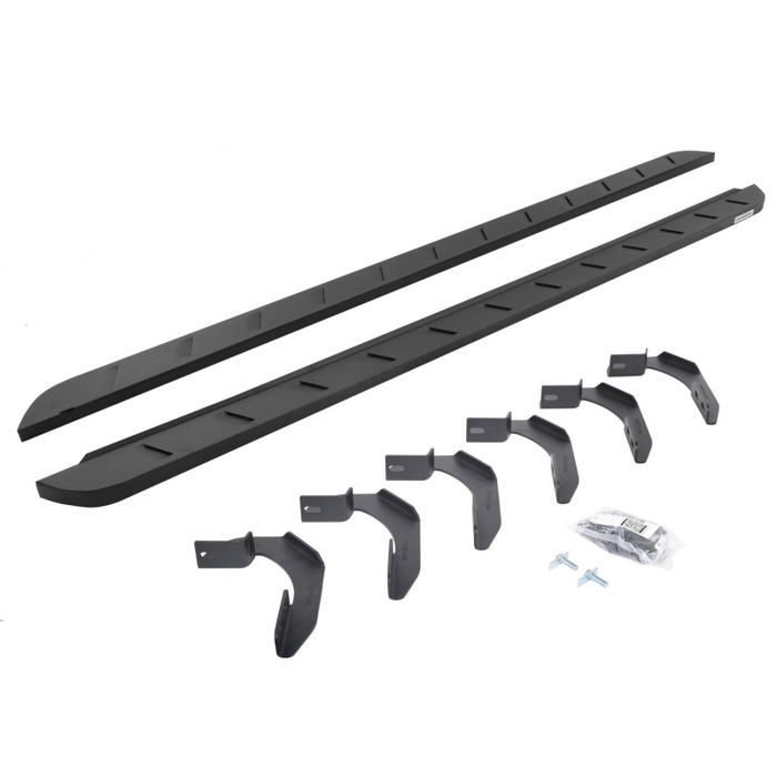Go Rhino RB10 Slim Line Running Boards with Mounting Brackets Kit Model 63415087SPC