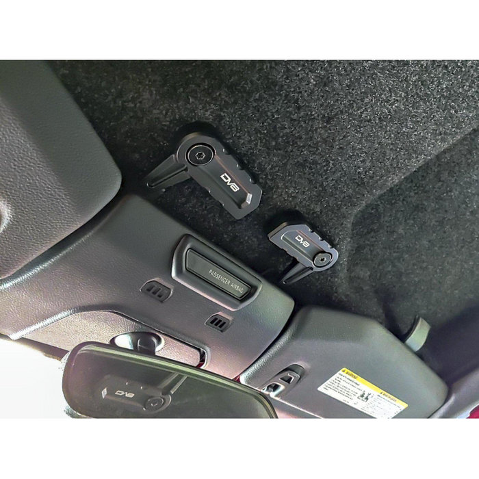 DV8 Offroad 2018-2025 Jeep Wrangler JL JLU Billet T-Handles for Hard Top Model HTJL-H