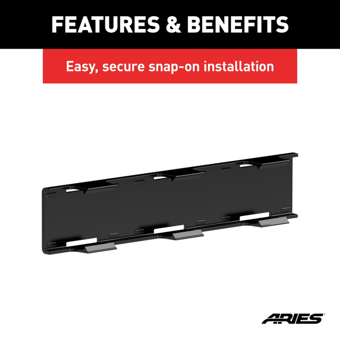 ARIES LED Light Cover for 10" Single-Row Light Bars Model 1501261