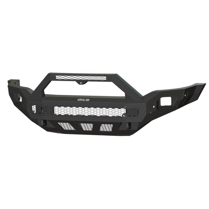 Bodyguard Freedom Front Sport Non-Winch W/O Sensor Cutouts W/O Mesh Grille No Camera Harness Or Pod Bare Metal Model NCR19DNBNN