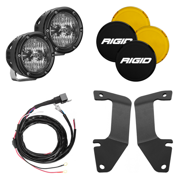 Rigid Industries A-Pillar Light Kit, Includes 4In 360-Series Drive Model 46706