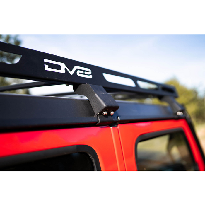 DV8 Offroad 2018-2026 Jeep Gladiator JT ,Wrangler JL 2-Doors Roof Rack Model RRJL-02