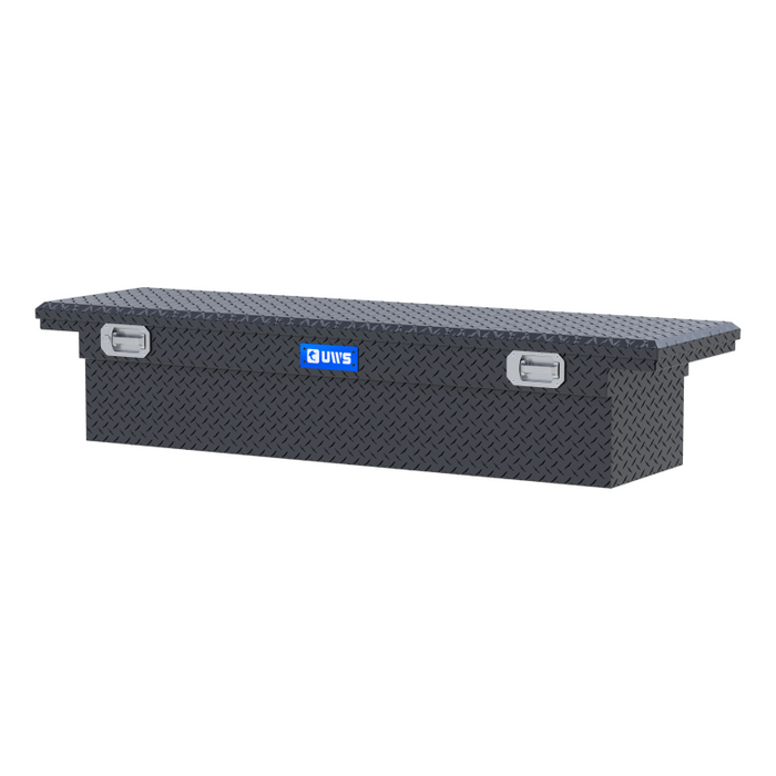 UWS 72" Truck Tool  Box - Low Profile, Pull Handles Model TBS-72-LP-PH-MB