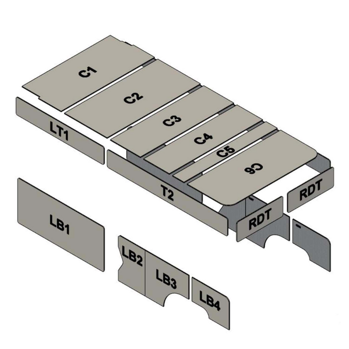 AutoPly Interior Insulation Kit for Ram ProMaster High Roof 159" Wheelbase w/ Windows - R2 (.5") Model 4000W