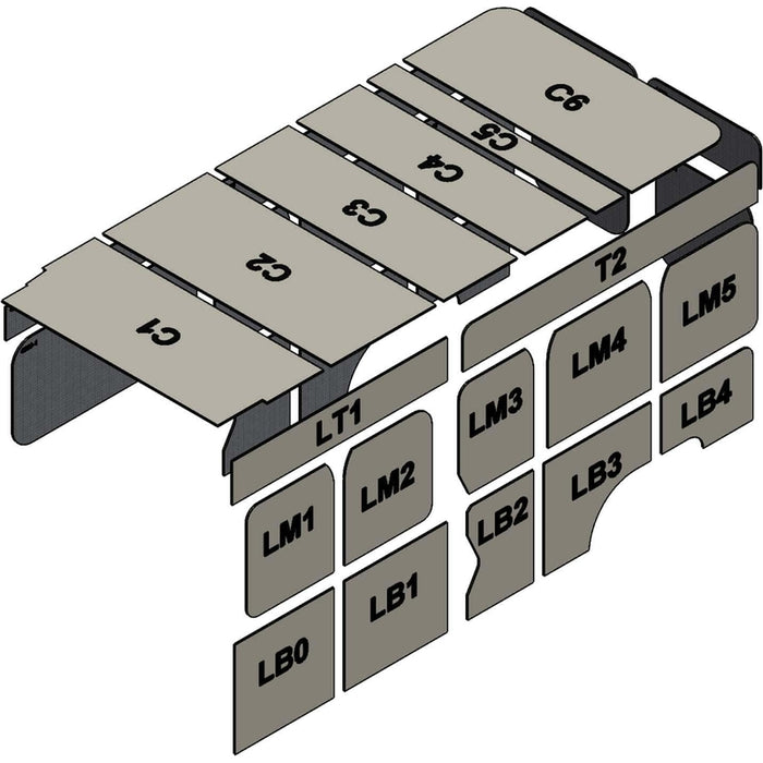AutoPly Interior Insulation Kit for Ram ProMaster High Roof 159" Wheelbase - R2 (.5") Model 4000