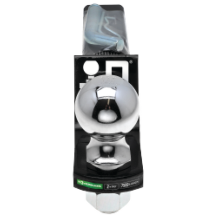 Draw-Tite Trailer Hitch Ball Mount Starter Kit, Fits 2 Inch Square Receiver, 2 Inch Drop, 7,500 lbs. Capacity, Includes 2-5/16 Inch Trailer Ball and Pin & Clip, Black Model 40058