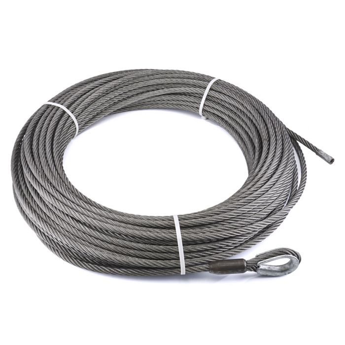 Warn Winch Cable Assembly 9/16 Inch Diameter X 245 Foot Length 33,600 lb Model 77452