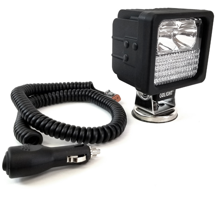 Golight GXL Work Light Spotlight and Flood Light LED Portable Magnetic Mount (no shoe) Black Model 40235
