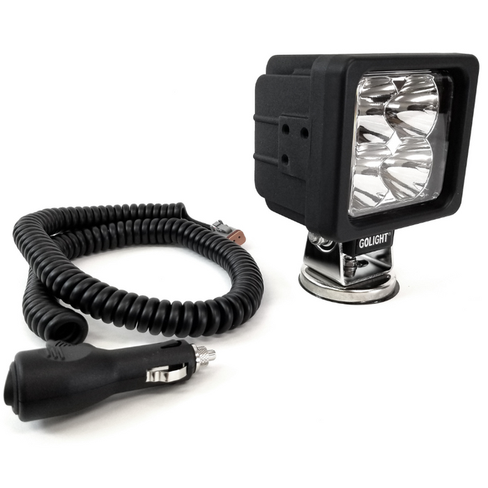 Golight GXL Work Light Spotlight LED Portable Magnetic Mount (no shoe) Black Model 40245