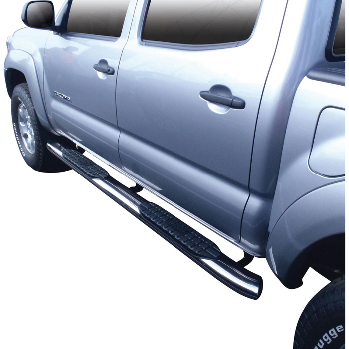 Westin PRO TRAXX 5 Oval Step Nerf Bars Polished Stainless Steel For Double Cab Model 21-52770