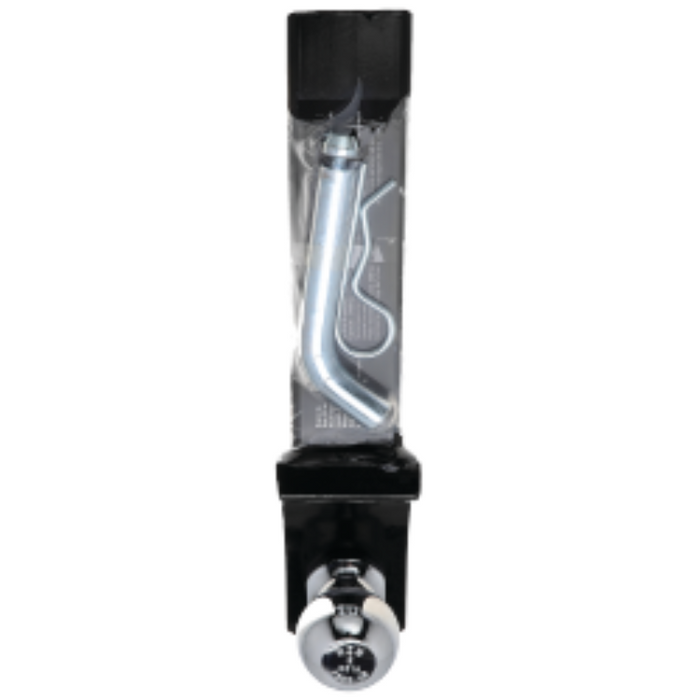 Draw-Tite Trailer Hitch Ball Mount Starter Kit, Fits 2 Inch Square Receiver, 2 Inch Drop, 7,500 lbs. Capacity, Includes 2-Inch Trailer Ball and Pin & Clip, Black Model 40583