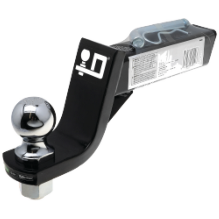 Draw-Tite Trailer Hitch Ball Mount Starter Kit, Fits 2 Inch Square Receiver, 4 Inch Drop, 7,500 lbs. Capacity, Includes 2-Inch Trailer Ball and Pin & Clip, Black Model 40644