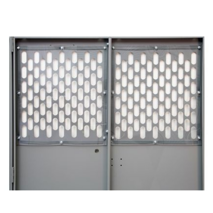 Holman Partition - Poly-Carbonate Panels to Cover Perforations (Use with 40651 or 40660) Model 40654