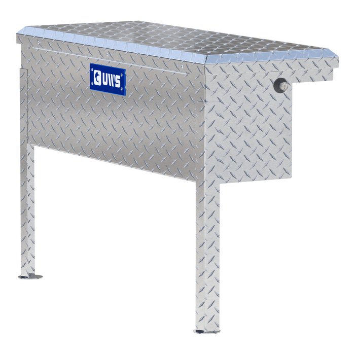 UWS Bright Aluminum 36" Truck Side Tool Box with Low Profile Model TBSM-36-LP